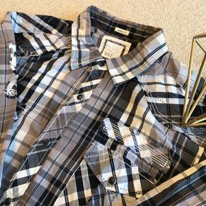 BKE button up shirt athletic fit